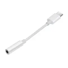 преходник Adapter Type-C M to 3.5mm audio jack 4P F, White - MAKKI-CBL-C-AUDIO-WH преходник Adapter Type-C M to 3.5mm audio jack 4P F, White - MAKKI-CBL-C-AUDIO-WH