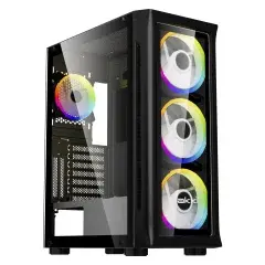 Case E-ATX M09 aRGB Black - Remote/4 Fans Case E-ATX M09 aRGB Black - Remote/4 Fans