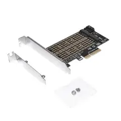 Адаптер M2 SSD NVMe+SATA (M-key+B-key) to PCI Express 3.0 4x adapter - MAKKI-M2-PCIE-2X Адаптер M2 SSD NVMe+SATA (M-key+B-key) to PCI Express 3.0 4x adapter - MAKKI-M2-PCIE-2X