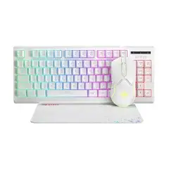 Gaming COMBO CM310 3-in-1 White - Keyboard, Mouse 1000 Hz, Mousepad Gaming COMBO CM310 3-in-1 White - Keyboard, Mouse 1000 Hz, Mousepad