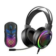 Геймърски комплект Gaming COMBO MH01 Black 2-in-1 - Headset, Mouse - RGB - MARVO-MH01BK Геймърски комплект Gaming COMBO MH01 Black 2-in-1 - Headset, Mouse - RGB - MARVO-MH01BK