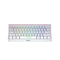 Gaming Mechanical keyboard 61 keys TKL Hecate 61R WH - KG962G White - RED switches, RGB (English US) Gaming Mechanical keyboard 61 keys TKL Hecate 61R WH - KG962G White - RED switches, RGB (English US)