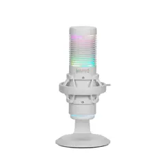 Геймърски микрофон Gaming USB Microphone Blast 60 White - MIC-07 WH - USB, RGB Геймърски микрофон Gaming USB Microphone Blast 60 White - MIC-07 WH - USB, RGB