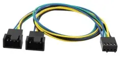Употребяван продукт - Сплитер за вентилатори Fan splitter 10cm - Y-Split PWM Употребяван продукт - Сплитер за вентилатори Fan splitter 10cm - Y-Split PWM