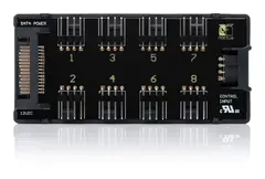Fan Hub - 8 port PWM with SATA Power 5V/12V - NA-FH1 Fan Hub - 8 port PWM with SATA Power 5V/12V - NA-FH1