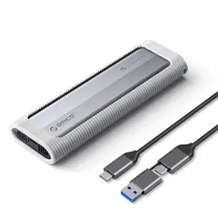 Storage - Case - M.2 NVMe M-key 10 Gbps, Silicone Protective Case, USB-C/A - AXM2-G2-V1-GY Storage - Case - M.2 NVMe M-key 10 Gbps, Silicone Protective Case, USB-C/A - AXM2-G2-V1-GY