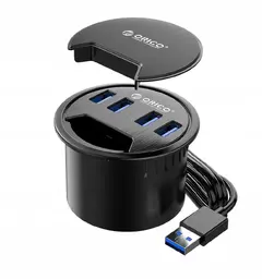 хъб за бюро Desktop grommet USB 3.0 HUB, 4 port - DESK-4U-BK-BP хъб за бюро Desktop grommet USB 3.0 HUB, 4 port - DESK-4U-BK-BP