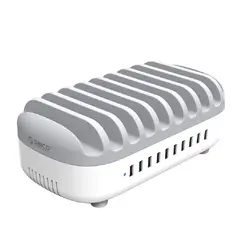 Charger Station 220V - 10 x USB 120W white - DUK-10P-EU-WH Charger Station 220V - 10 x USB 120W white - DUK-10P-EU-WH