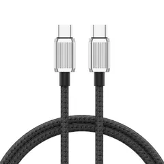 Cable USB C-to-C PD 60W Charging 2.0m Black - GQZ60-20-BK Cable USB C-to-C PD 60W Charging 2.0m Black - GQZ60-20-BK