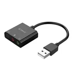 USB Sound card - Headphones, Mic, 4 PIN headset, Black - SKT3-BK USB Sound card - Headphones, Mic, 4 PIN headset, Black - SKT3-BK