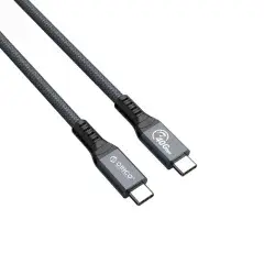кабел Cable Thunderbolt 4 / USB4 - Type-C to Type-C 40Gbps PD100W 0.8m Grey - TBZ4-08-GY кабел Cable Thunderbolt 4 / USB4 - Type-C to Type-C 40Gbps PD100W 0.8m Grey - TBZ4-08-GY