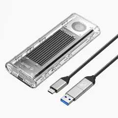 външна кутия за диск Storage - Case - M.2 NVMe - 20Gbps, USB-C/A - TCM2-G20-BK външна кутия за диск Storage - Case - M.2 NVMe - 20Gbps, USB-C/A - TCM2-G20-BK
