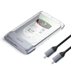 външна кутия за диск Storage - Case - 2.5 inch 5Gbps USB-C Transparent - TX25C3-GY-BP външна кутия за диск Storage - Case - 2.5 inch 5Gbps USB-C Transparent - TX25C3-GY-BP