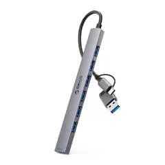 хъб HUB USB-C/USB-A 7 port - USB3.0 x 1, USB2.0 x 6 - YSA2-U3-GY хъб HUB USB-C/USB-A 7 port - USB3.0 x 1, USB2.0 x 6 - YSA2-U3-GY