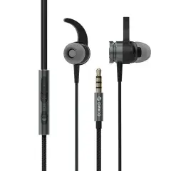 Earphones Sports RS1 - Metal Black with Mic - SOUNDPLUS-RS1-BK Earphones Sports RS1 - Metal Black with Mic - SOUNDPLUS-RS1-BK