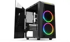 Case mATX - Talos E1 - Addressable RGB, Tempered glass Case mATX - Talos E1 - Addressable RGB, Tempered glass