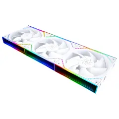 Fan Pack 3-in-1 3x120mm - TL-M12QW x 3 - White, Infinity Mirror, Daisy-Chain, A-RGB Fan Pack 3-in-1 3x120mm - TL-M12QW x 3 - White, Infinity Mirror, Daisy-Chain, A-RGB