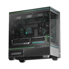 Case mATX - TL-M10 Black - 4 x 120 mm ARGB included, USB-C Case mATX - TL-M10 Black - 4 x 120 mm ARGB included, USB-C
