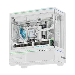 кутия Case mATX - TL-M10 White - 4 x 120 mm ARGB included, USB-C кутия Case mATX - TL-M10 White - 4 x 120 mm ARGB included, USB-C