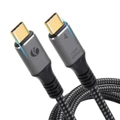 USB4.0 Type-C/Type-C 40Gbps, 240W - CU541M-1.2m USB4.0 Type-C/Type-C 40Gbps, 240W - CU541M-1.2m