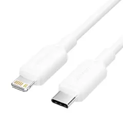кабел Cable USB 2.0 Type-C to Lighting 1m White - LAKWF кабел Cable USB 2.0 Type-C to Lighting 1m White - LAKWF