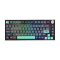 Wireless Gaming Mechanical Keyboard - N75 PRO Caribbean Blue - Kailh Vaporwave Switches, RGB Wireless Gaming Mechanical Keyboard - N75 PRO Caribbean Blue - Kailh Vaporwave Switches, RGB