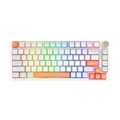 Wireless Gaming Mechanical Keyboard - N75 PRO Jelly Orange - Azure Switches, RGB Wireless Gaming Mechanical Keyboard - N75 PRO Jelly Orange - Azure Switches, RGB
