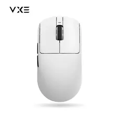Wireless Gaming Mouse Dragonfly R1 1K - Huano Ice Berry Pink Dot Switches, White Wireless Gaming Mouse Dragonfly R1 1K - Huano Ice Berry Pink Dot Switches, White