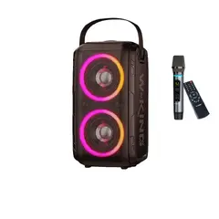 Блутут парти колона Bluetooth Party Speaker - T9 Black - 80W, Wireless Microphone, Karaoke Блутут парти колона Bluetooth Party Speaker - T9 Black - 80W, Wireless Microphone, Karaoke