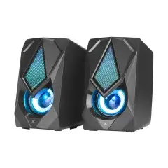 Gaming Speakers 2.0 6W RGB Backlight, USB powered - SK-402 Gaming Speakers 2.0 6W RGB Backlight, USB powered - SK-402