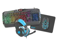 Геймърски комплект Gaming COMBO THUNDERSTREAK 4-in-1 Keyboard, Mouse, Headset, Mousepad - NFU-0938 Геймърски комплект Gaming COMBO THUNDERSTREAK 4-in-1 Keyboard, Mouse, Headset, Mousepad - NFU-0938