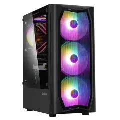 кутия за компютър Case ATX - N4 - RGB, Tempered Glass кутия за компютър Case ATX - N4 - RGB, Tempered Glass