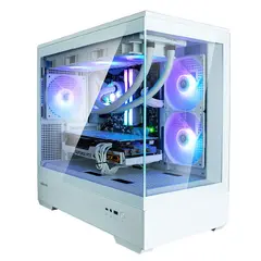 Case mATX - P30 White - aRGB, Tempered Glass Case mATX - P30 White - aRGB, Tempered Glass