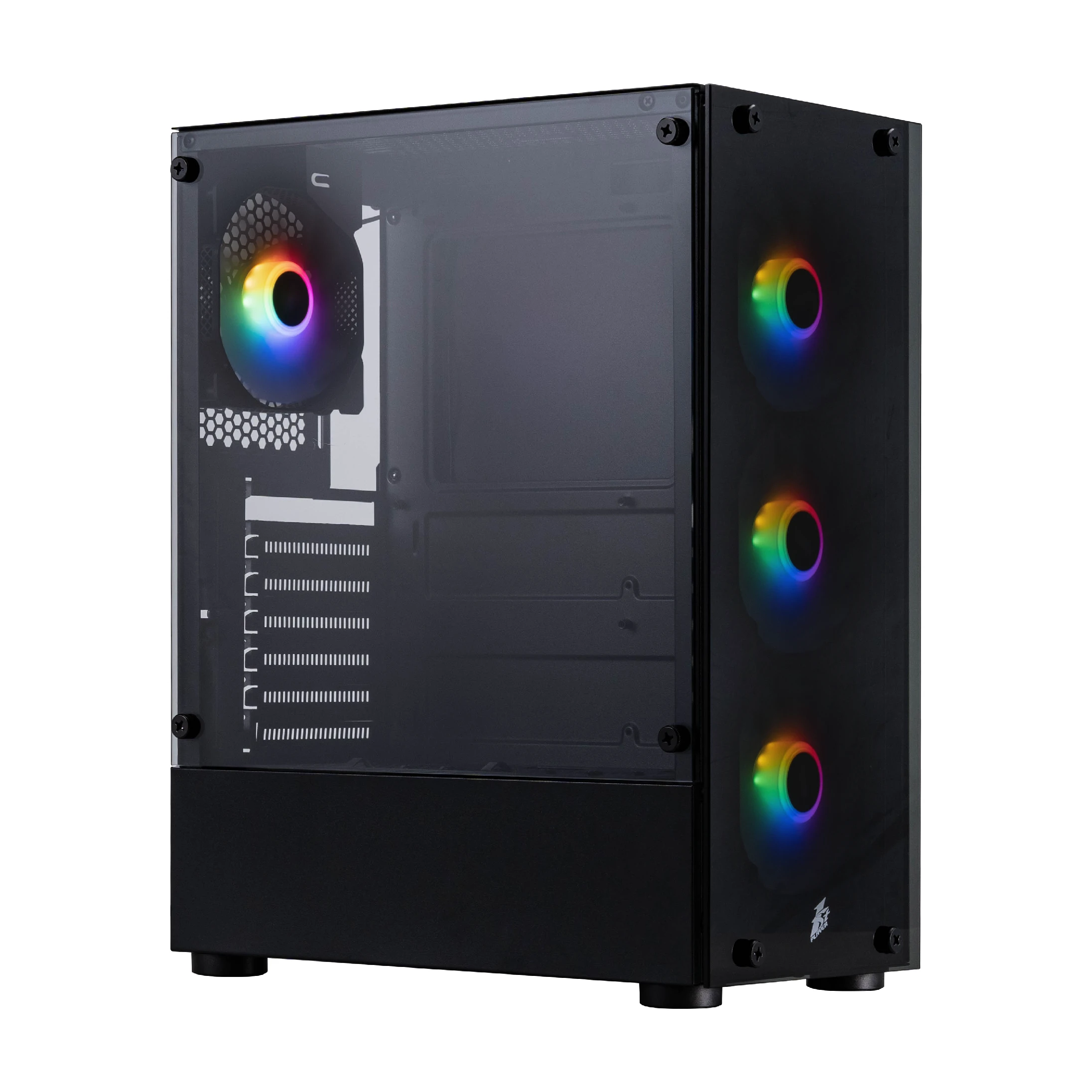 1stPlayer Case ATX - Fire Dancing V2-A RGB v2 - 4 fans included ...