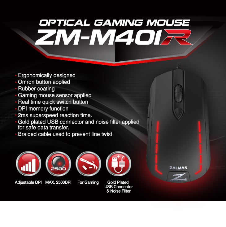 zalman zm-m300 gaming mouse zalman zm-m300 gaming mouse