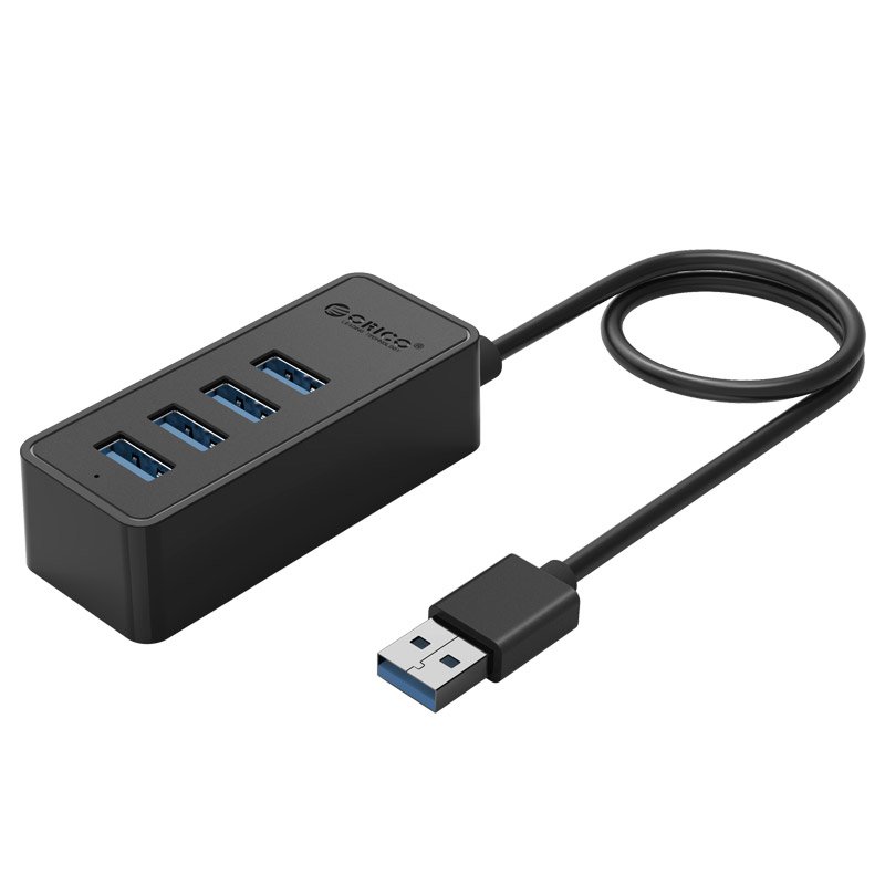 venstre Stolt besværlige Orico USB3.0 HUB 4 port - USB/Micro USB input, Black - W5P-U3-030 - English  | Dekada.com