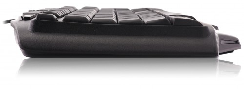 Shaped key bed for greater comfort - Click to enlarge